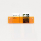 Space-saving wall storage for books and documents – Wall-mounted magazine holder