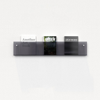 Space-saving wall storage for books and documents – Wall-mounted magazine holder