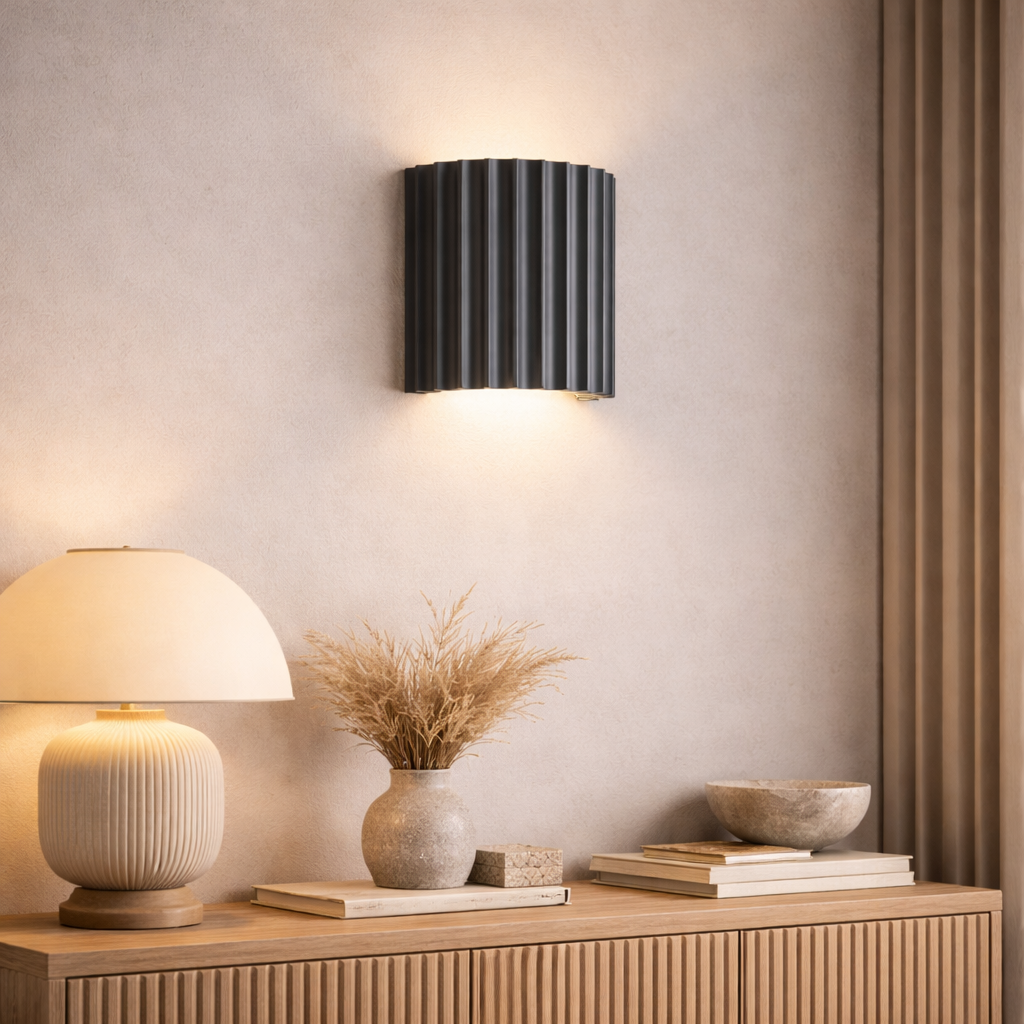 Modern wall lighting for living room and hallway – Wall lamp in resin with LED