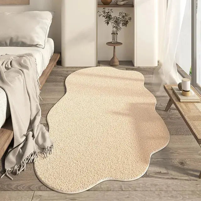 Soft rug for bedroom with non-slip bottom