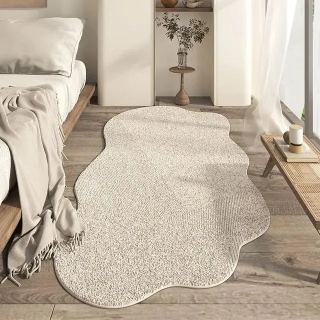 Soft rug for bedroom with non-slip bottom
