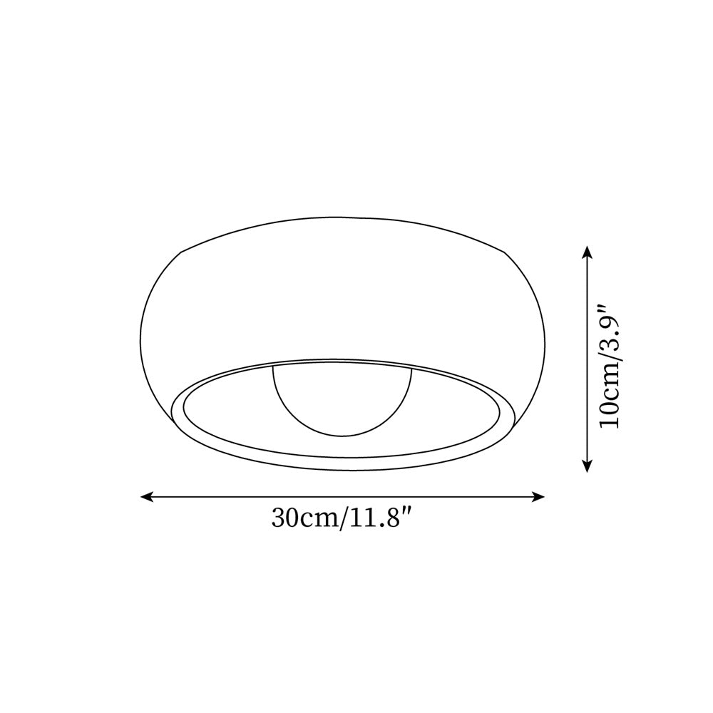 Plafondlampe i Japandi Stil – Enkel og Roligt Design