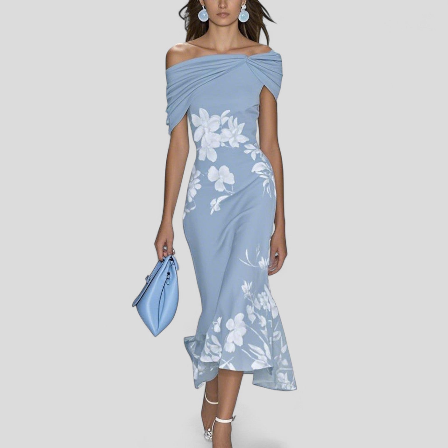 Elegant midi dress for parties and everyday use – Dress for women