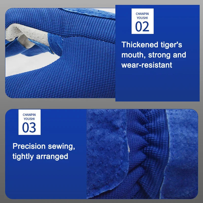 Hand Protection for Gardening and Pruning – Garden Gloves with Cowhide Reinforcement