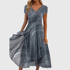 Flowing midi dress for summer and everyday wear – Loose dress for women