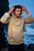 Comfortable hoodie for cold days – Hooded sweatshirt with pocket for men