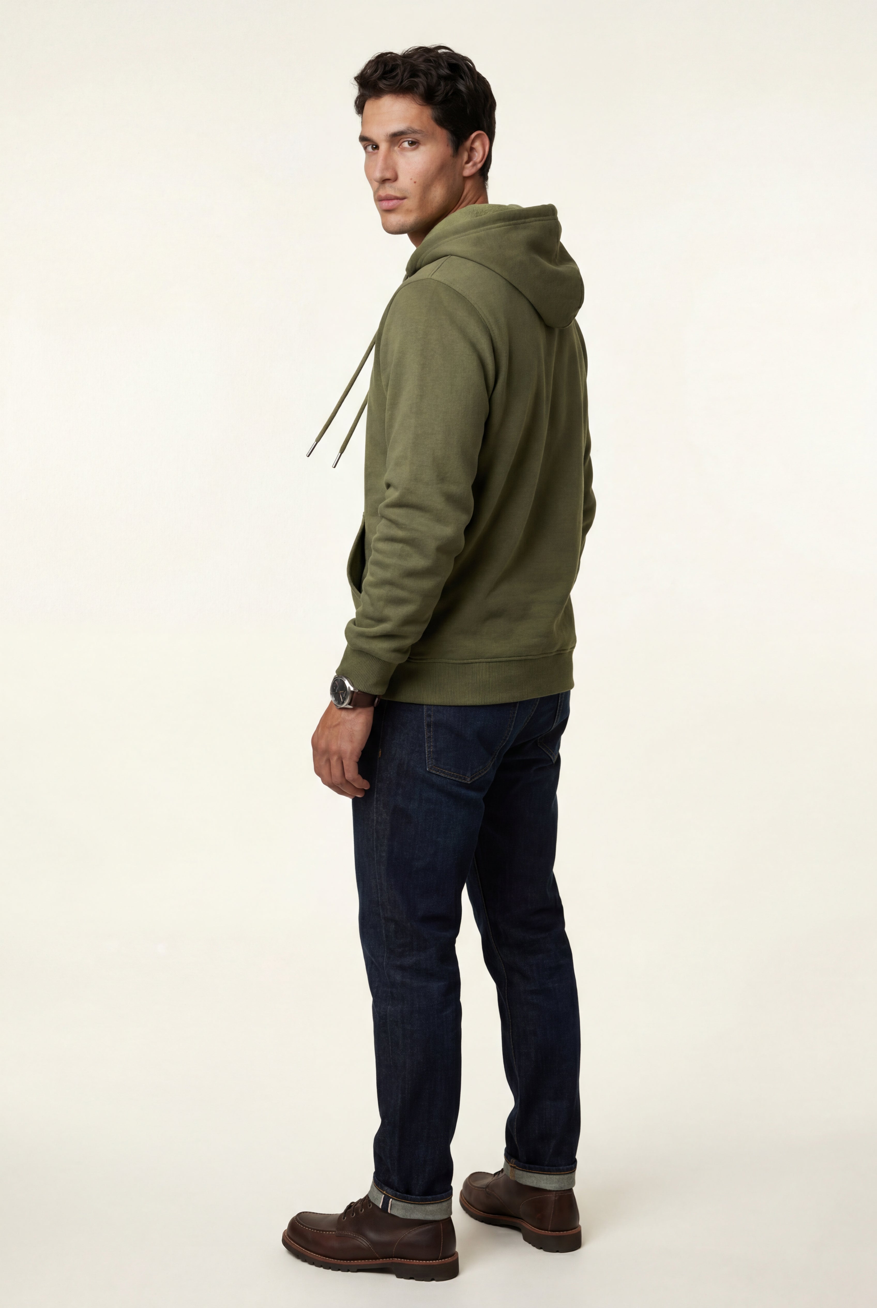 Komfortabel hoodie til kolde dage – Hættetrøje med lomme til mænd
