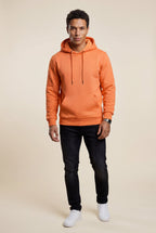 Comfortable hoodie for cold days – Hooded sweatshirt with pocket for men