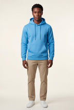 Comfortable hoodie for cold days – Hooded sweatshirt with pocket for men