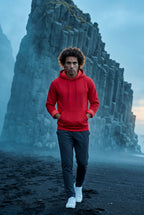 Comfortable hoodie for cold days – Hooded sweatshirt with pocket for men