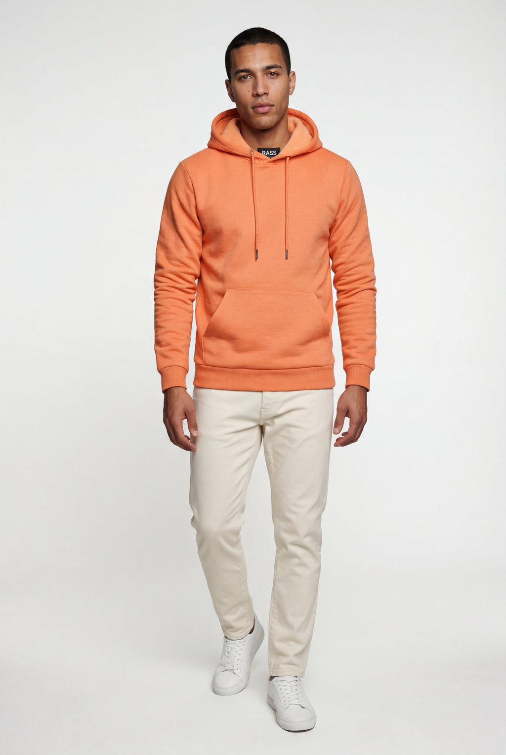 Comfortable hoodie for cold days – Hooded sweatshirt with pocket for men