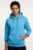 Comfortable hoodie for cold days – Hooded sweatshirt with pocket for men