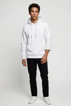 Comfortable hoodie for cold days – Hooded sweatshirt with pocket for men