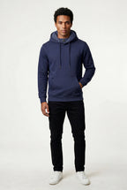 Comfortable hoodie for cold days – Hooded sweatshirt with pocket for men