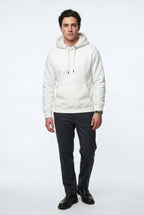 Comfortable hoodie for cold days – Hooded sweatshirt with pocket for men