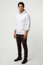 Comfortable hoodie for cold days – Hooded sweatshirt with pocket for men