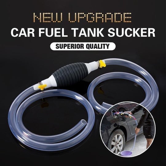 Easy Liquid Transfer for Fuel and Water – Manual Siphon Pump