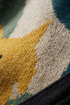 Casual sweater for everyday use – Long-sleeve sweater with cat motif for men