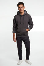 Comfortable hoodie for cold days – Hooded sweatshirt with pocket for men