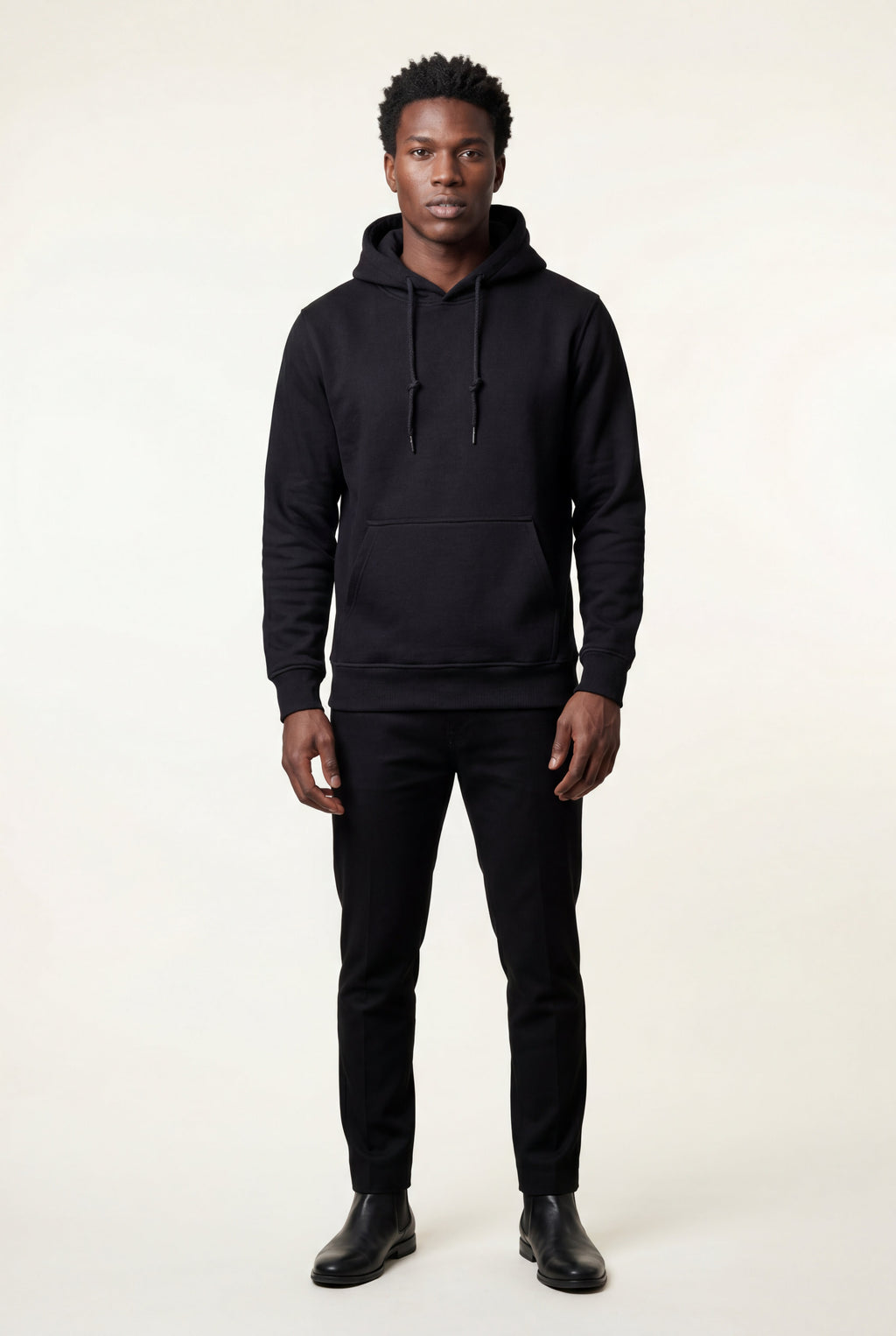 Comfortable hoodie for everyday use – Hooded sweatshirt with drawstring for men