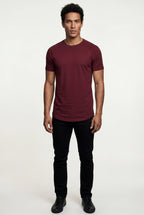 Fitted t-shirt for everyday use – Short-sleeve t-shirt with round neck for men
