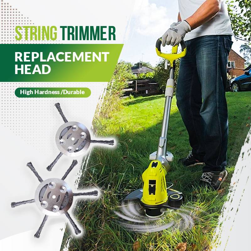 Efficient Grass Trimming for Garden Maintenance – Brush Cutter Replacement Head with Metal Blades
