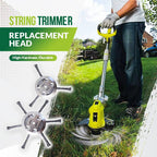Efficient Grass Trimming for Garden Maintenance – Brush Cutter Replacement Head with Metal Blades