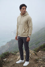 Comfortable hoodie for everyday use – Hooded sweatshirt with drawstring for men