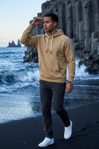 Comfortable hoodie for everyday use – Hooded sweatshirt with drawstring for men