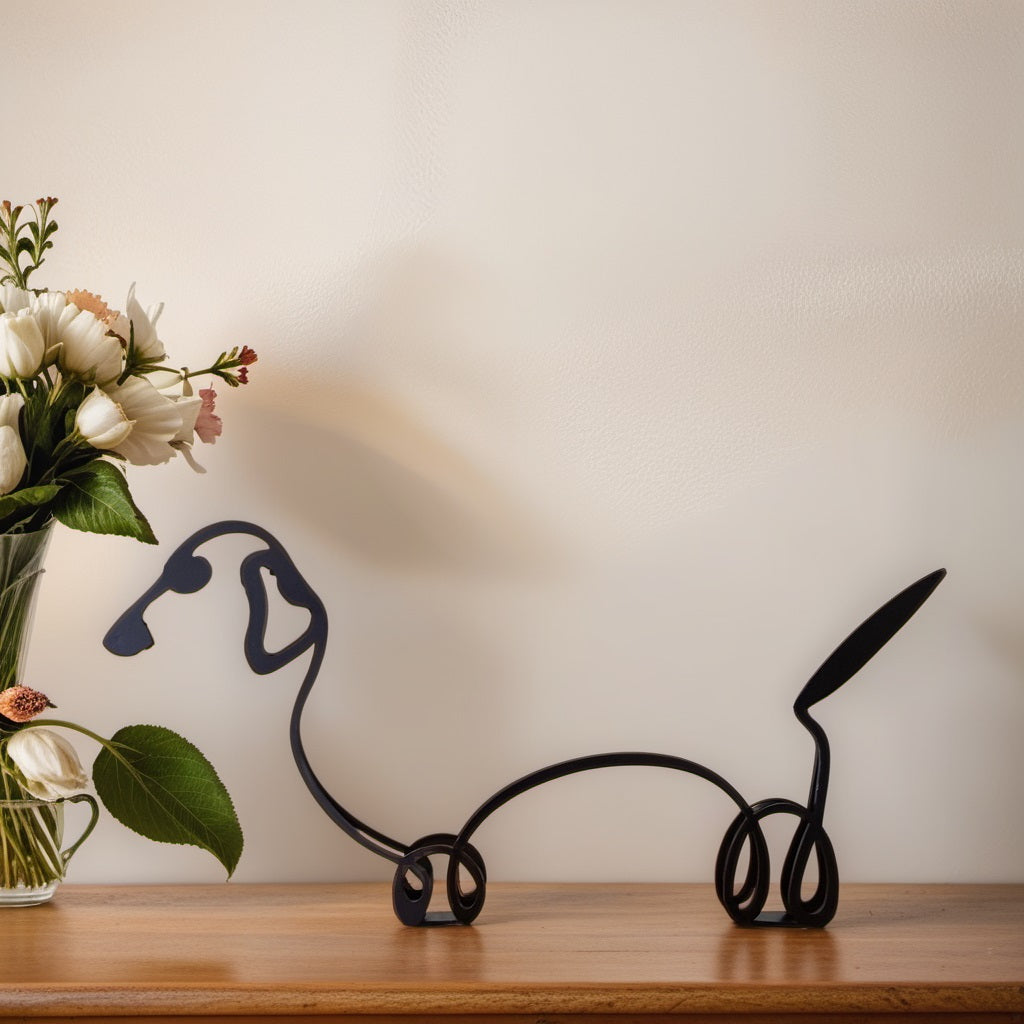 Skulpturer af hunde til indendørs brug