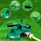 Efficient Lawn Watering for Garden Areas – 360° Rotating Lawn Sprinkler with Pressure Control