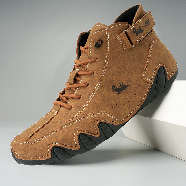 Non-slip barefoot shoes for natural walking – Leather shoes for men and women