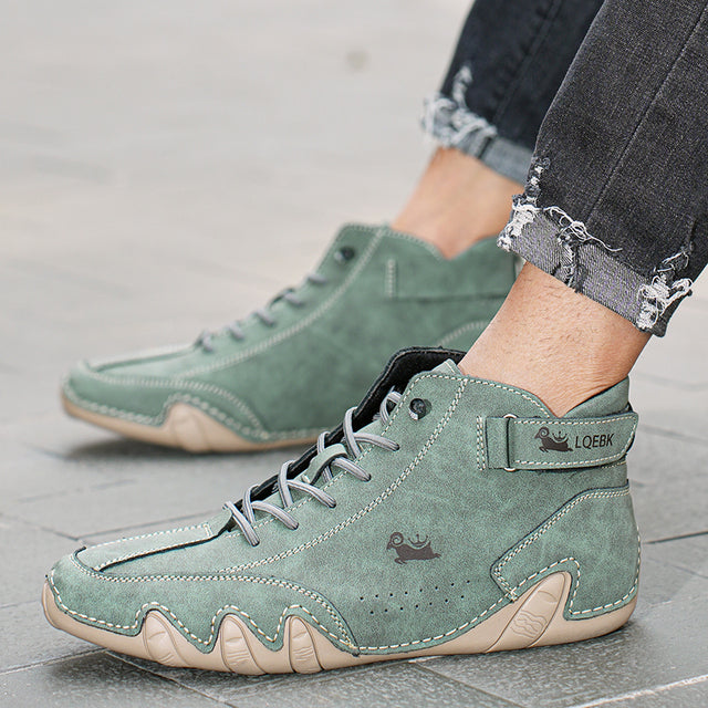 Non-slip barefoot shoes for natural walking – Leather shoes for men and women