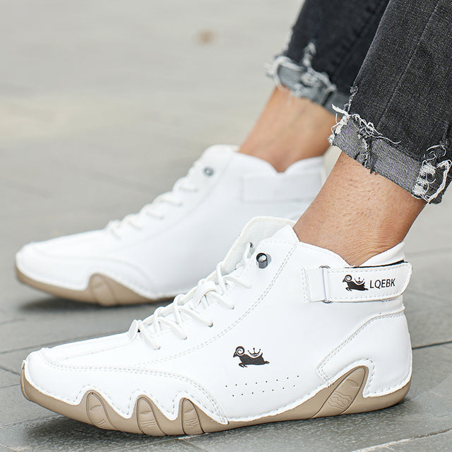 Non-slip barefoot shoes for natural walking – Leather shoes for men and women