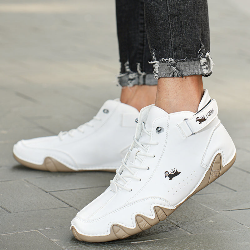 Non-slip barefoot shoes for natural walking – Leather shoes for men and women