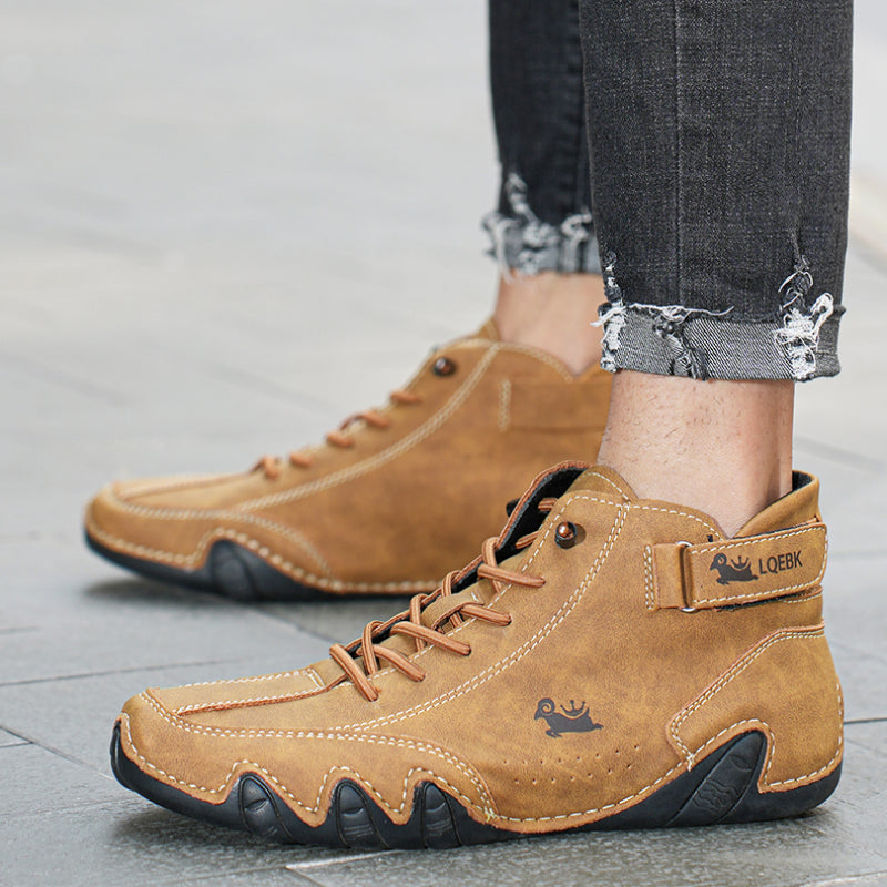 Non-slip barefoot shoes for natural walking – Leather shoes for men and women
