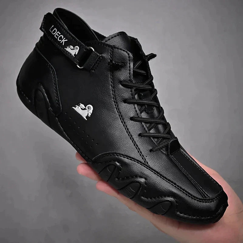 Non-slip barefoot shoes for natural walking – Leather shoes for men and women