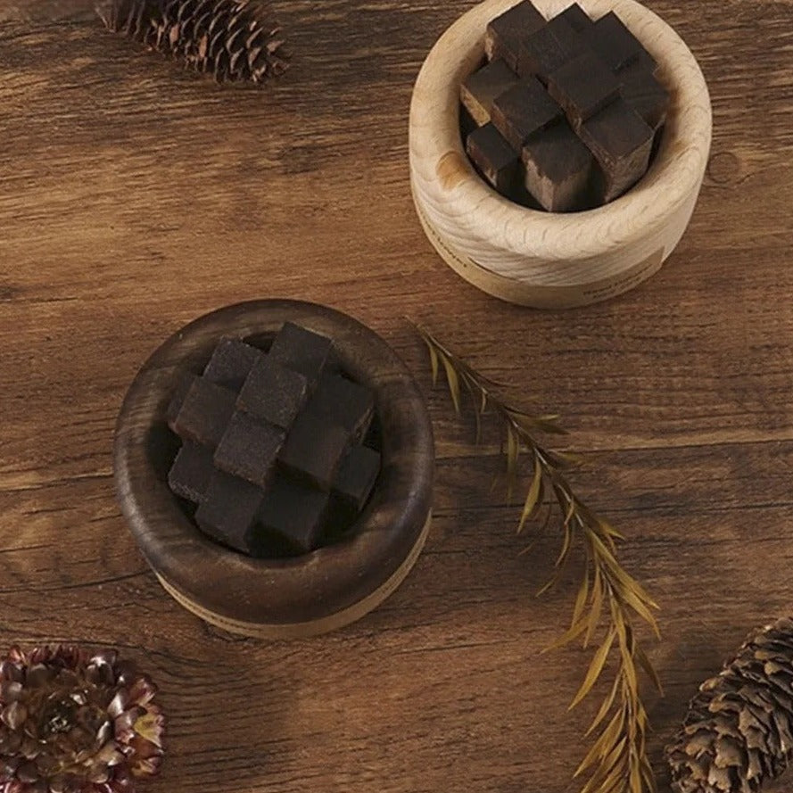 Aromadiffuser i træ til æteriske olier