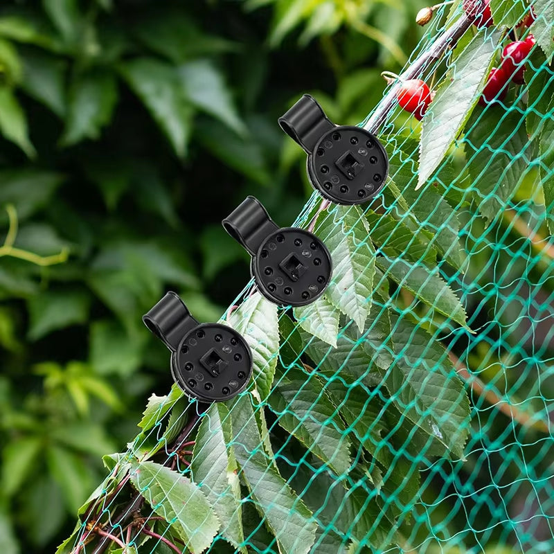 Secure Plant Support for Garden Netting – Weatherproof Garden Net Clips (50 Pack)