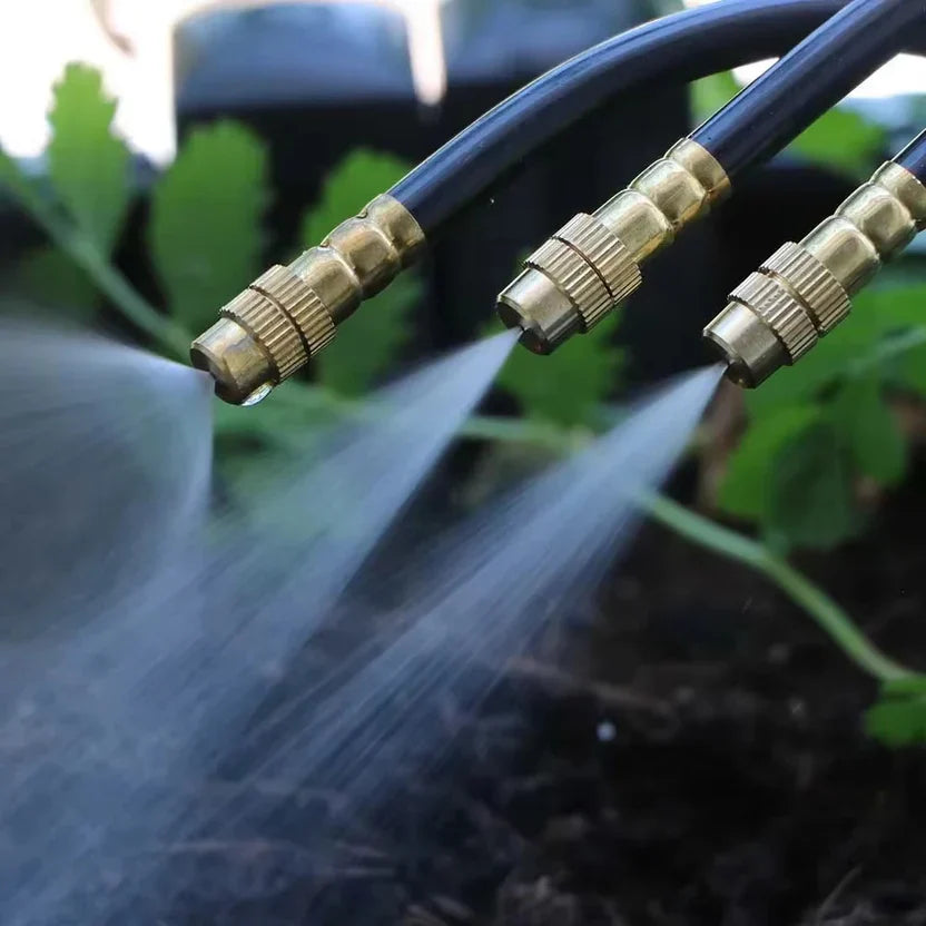 Automatic Plant Watering for Garden and Balcony – Irrigation System with 360° Spray Nozzles