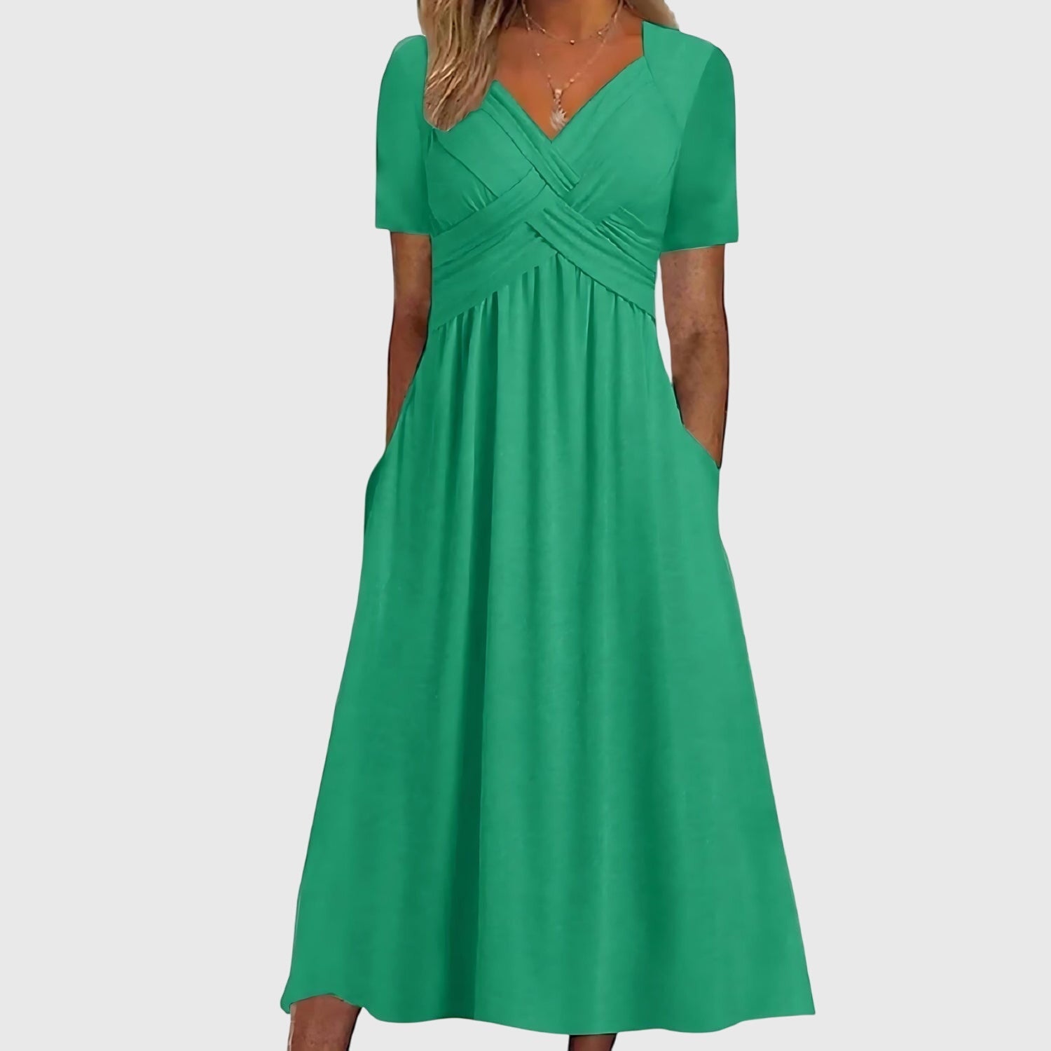 Fitted midi dress for parties and everyday wear – Midi dress for women