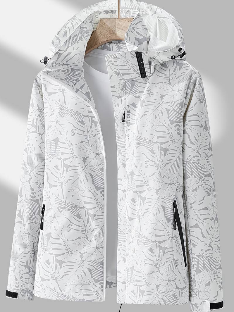 Waterproof and windproof jacket for rain and wind – Jacket with hood for women