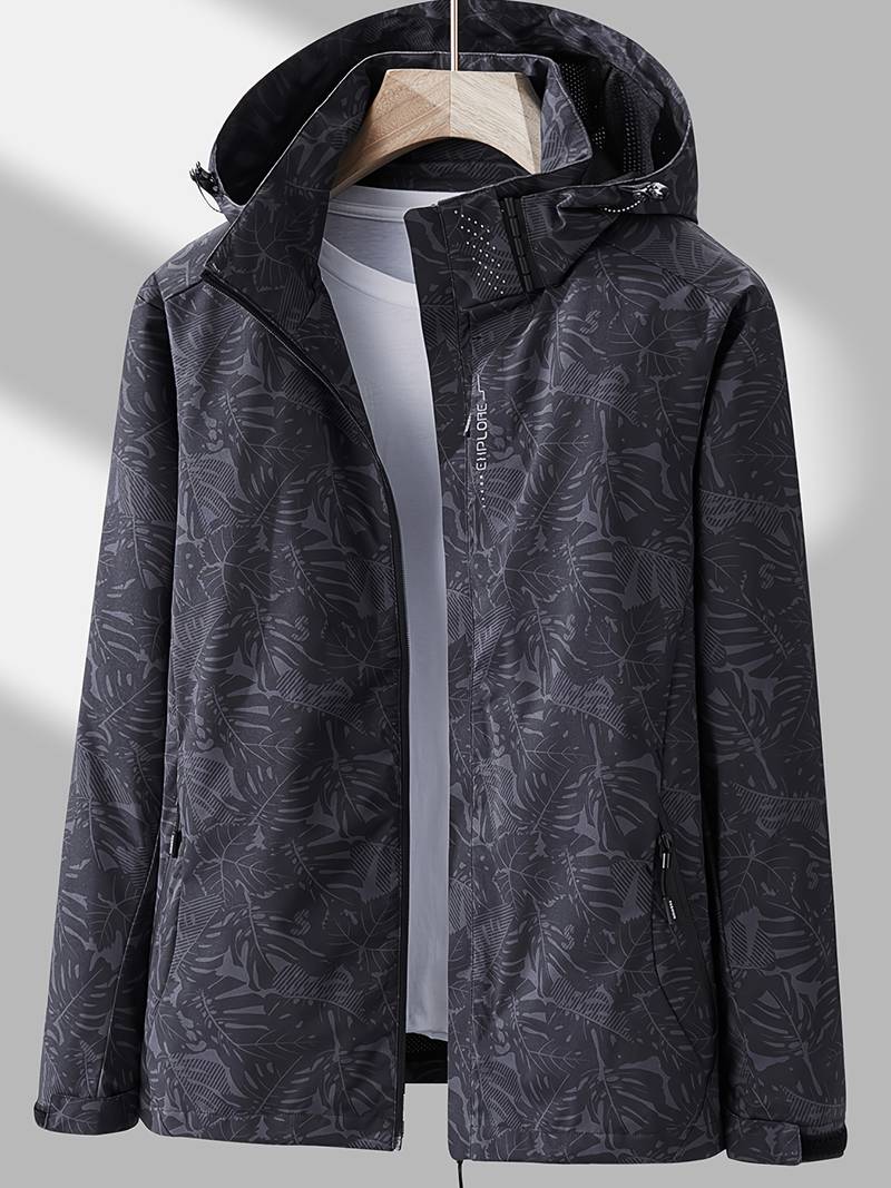 Waterproof and windproof jacket for rain and wind – Jacket with hood for women