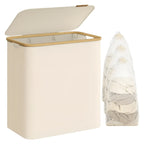 Laundry basket for sorting laundry with 3 compartments 150L