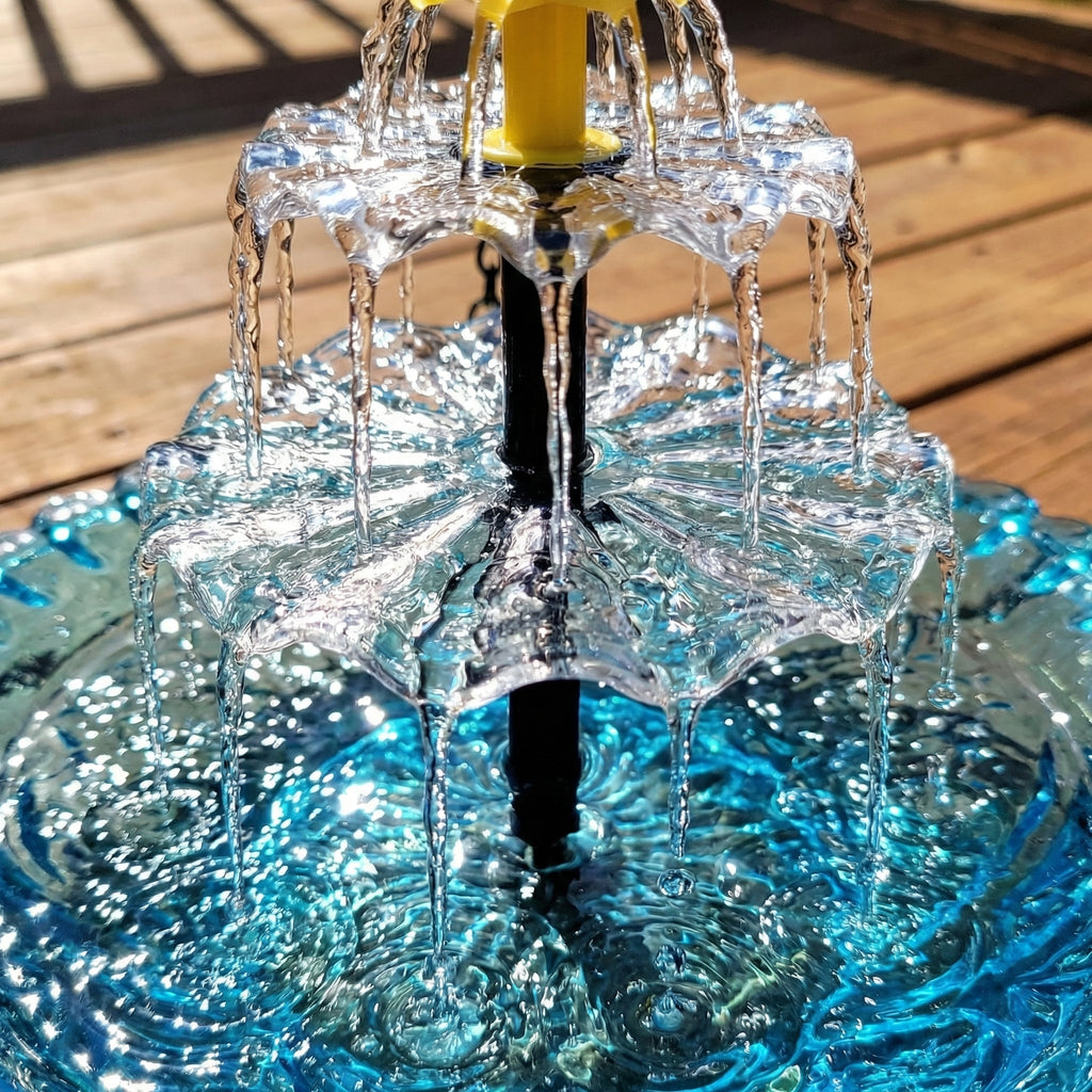 Decorative Bird Bath for Garden Wildlife – Solar Bird Bath with Fountain