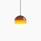 Adjustable lighting for living room and dining area – Dimmable LED pendant lamp in glass and metal