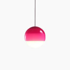 Adjustable lighting for living room and dining area – Dimmable LED pendant lamp in glass and metal