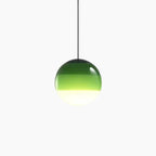Adjustable lighting for living room and dining area – Dimmable LED pendant lamp in glass and metal