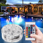 Atmospheric Pool Lighting for Evening Swimming – Waterproof LED Pool Lights with Remote Control