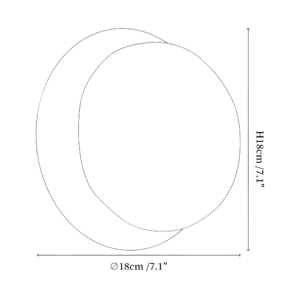 Væglampe i Glas til Indendørs Brug